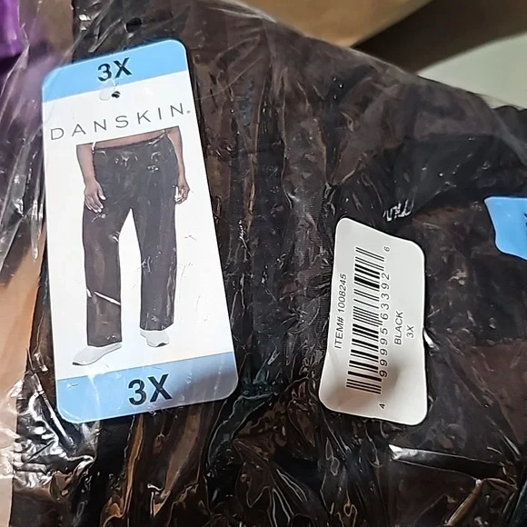 Danskin Pant Women Scuba Pant Straight Leg Stretch Active High Waist nwt - Picture 6 of 7